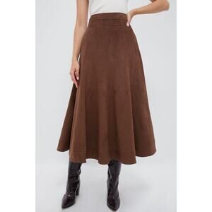 Tuckernuck Brown Midi Skirt
